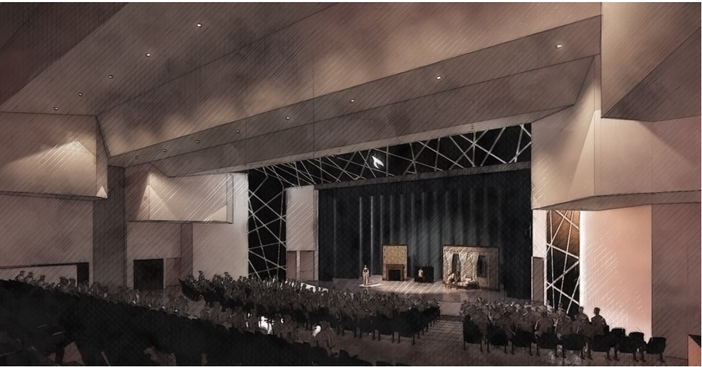 Shiloh Christian School Stage Rendering